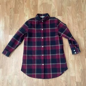 BB Dakota plaid jacket button up women’s size medium
